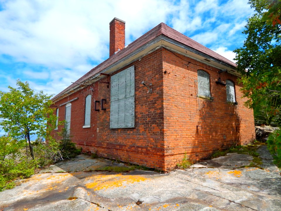 Fog signal building at Huron National Wildlife Refuge