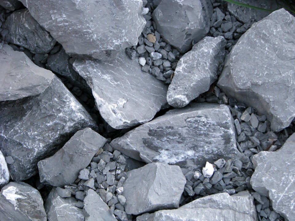 Steinig gravel nature