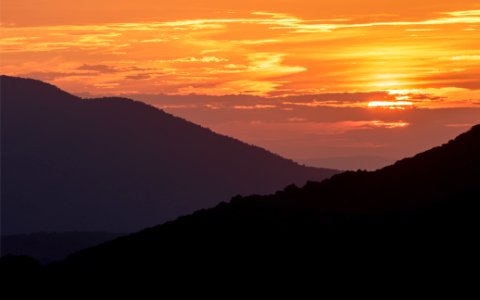 Sunrise from Thornton Hollow
