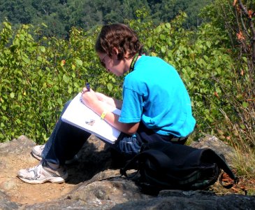 Journaling about discoveries along the trail