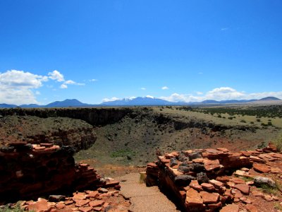 Citadel Ruin at Wupatki NM in Arizona photo