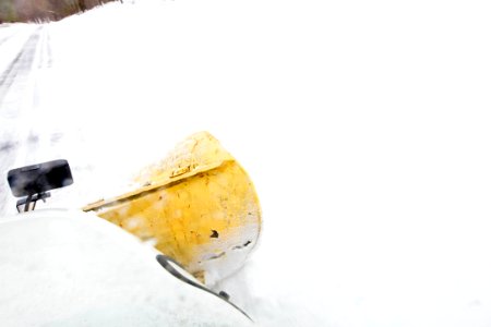 Snow Plow from the Passenger Seat