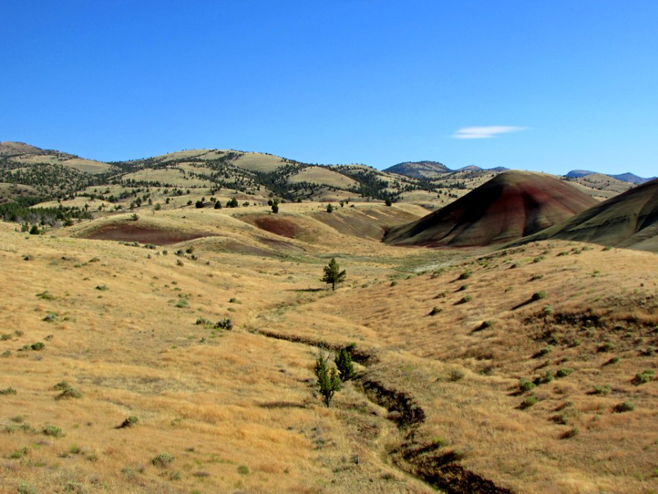 Painted Hills Unit at John Day Fossil Beds NM in OR