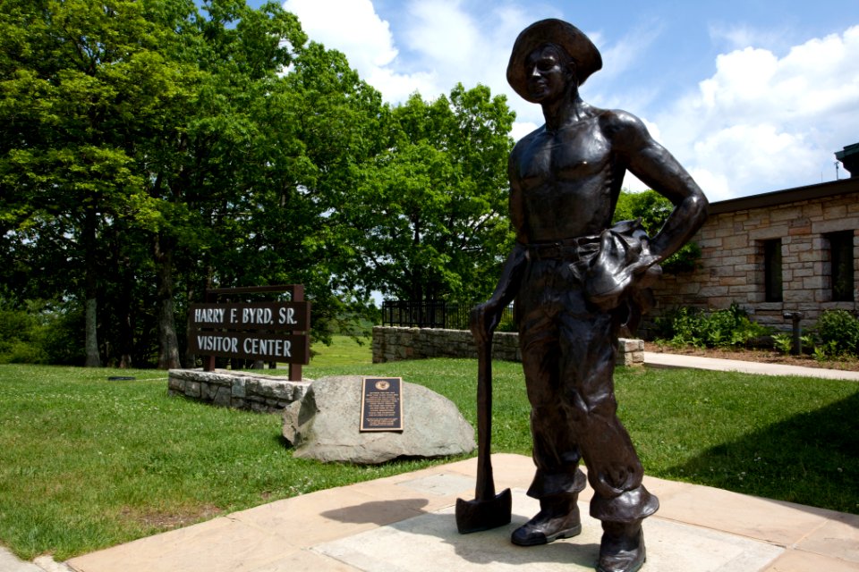 Iron Mike at the Byrd Visitor Center