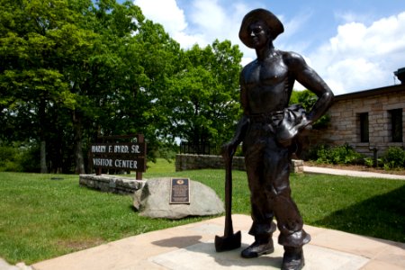 Iron Mike at the Byrd Visitor Center photo