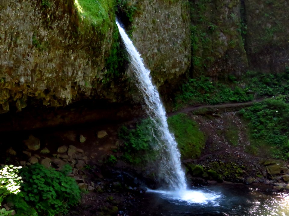 Ponytail Falls at Columbia River Gorge in Oregon