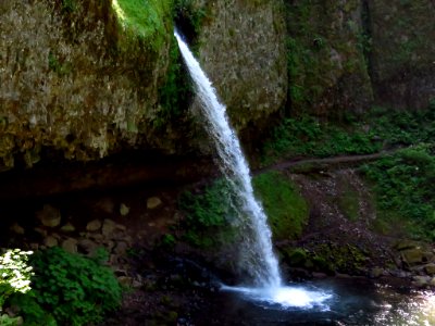 Ponytail Falls at Columbia River Gorge in Oregon