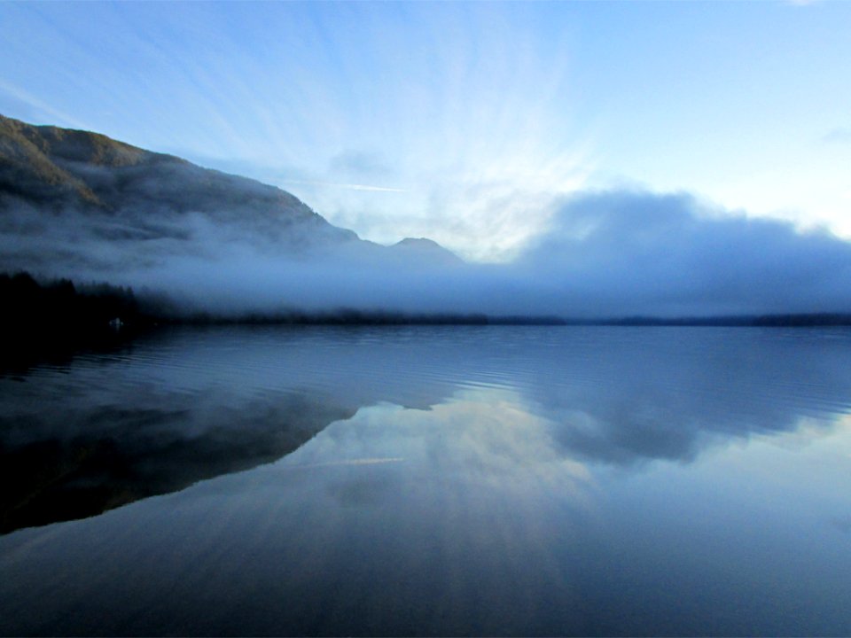 Lake Crescent at Olympic NP in WA