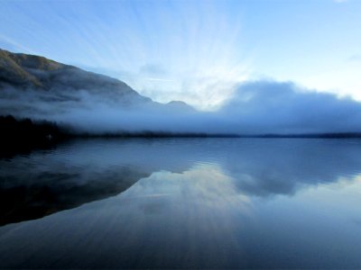 Lake Crescent at Olympic NP in WA