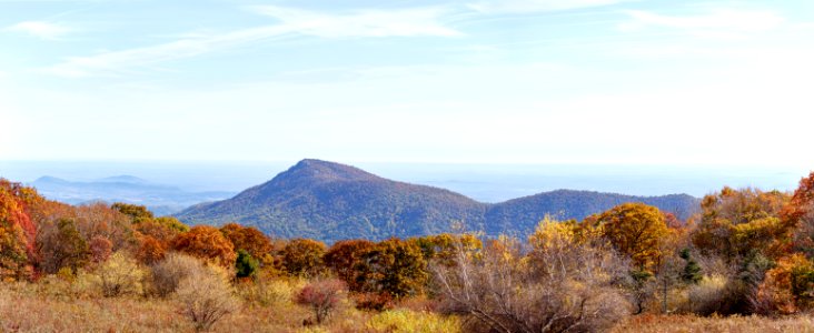 Old Rag Overlook from Skyline Drive photo