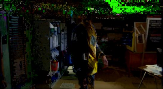 'community' glitch art