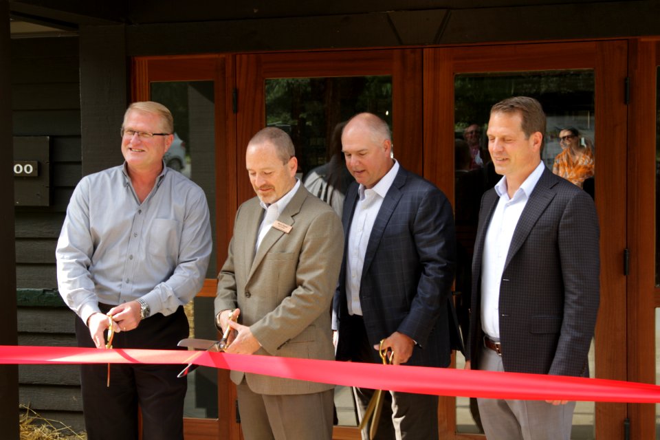 Big Meadows Wayside Ribbon Cutting