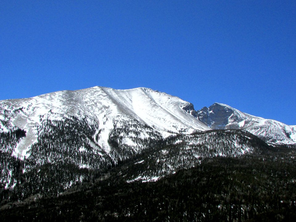 Wheeler Peak at Great Basin NP in Nevada