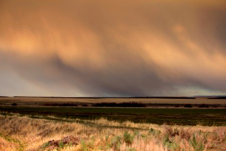 Storm clouds eastern Oregon photo