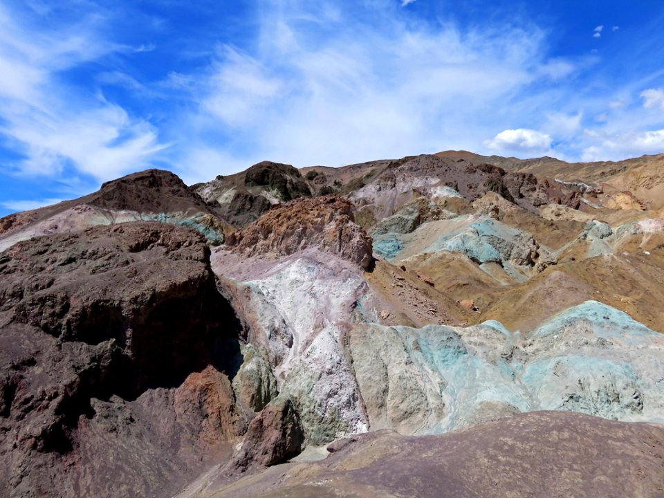 Artists Palette at Death Valley NP in California