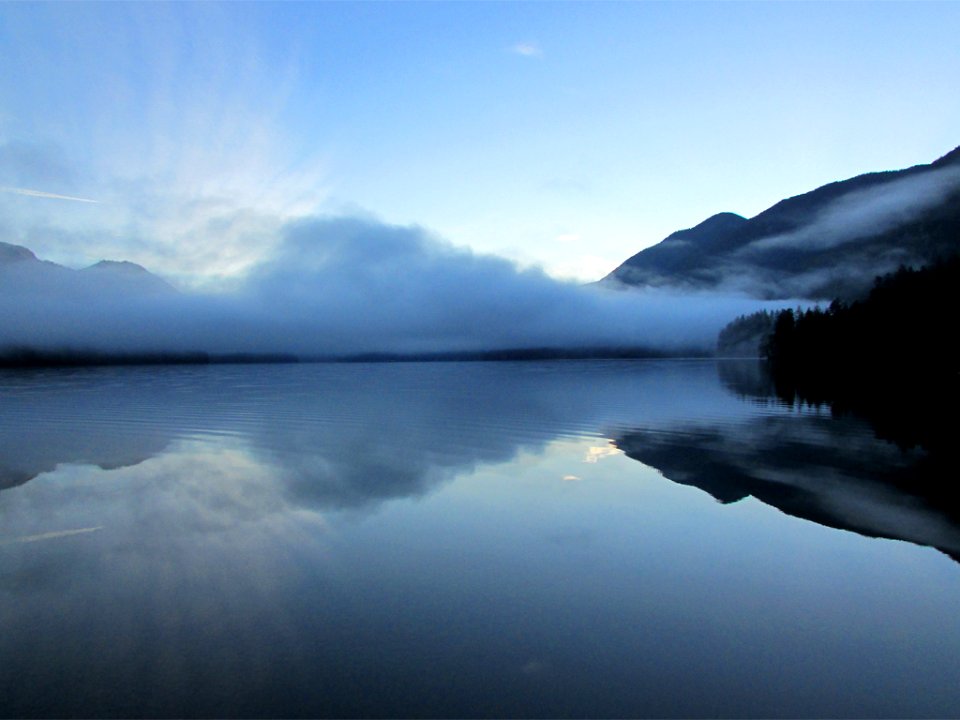 Lake Crescent at Olympic NP in WA