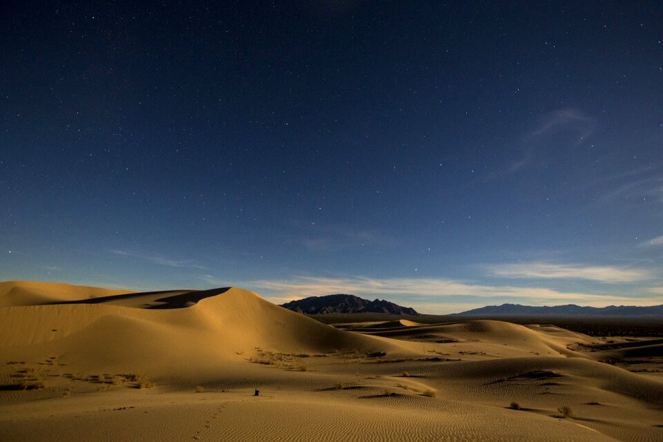 Landscape scenic evening photo