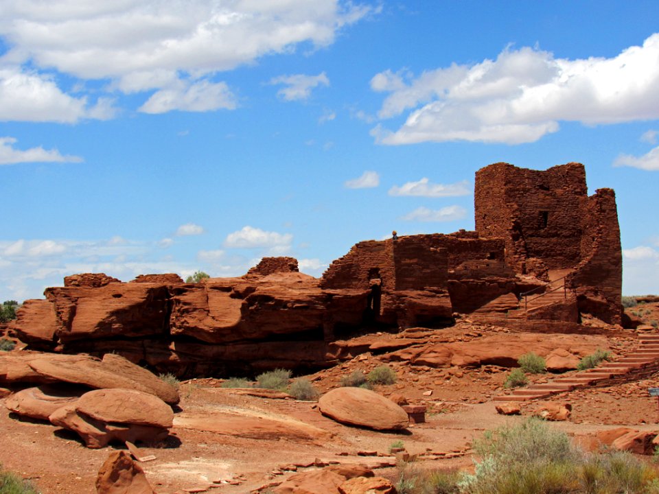 Wukoki Ruin at Wupatki NM in Arizona