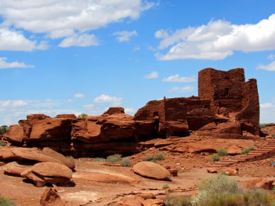 Wukoki Ruin at Wupatki NM in Arizona photo