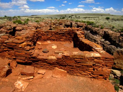 Lomaki Ruin at Wupatki NM in Arizona photo