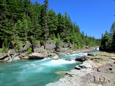 Flathead River at Glacier NP in MT