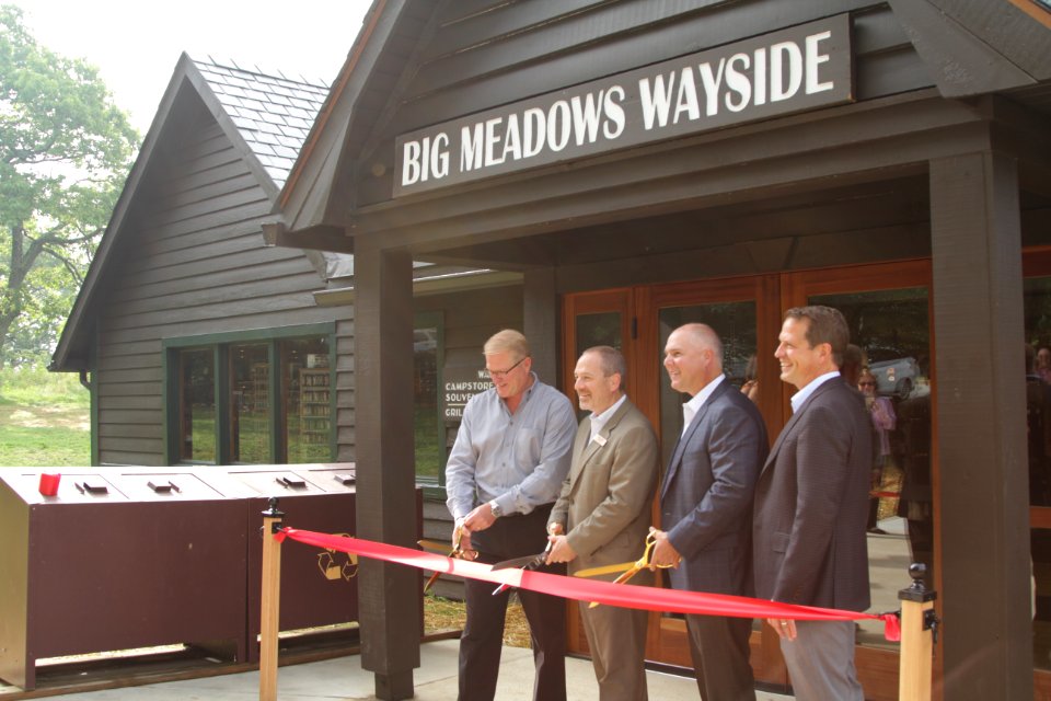 Big Meadows Wayside Ribbon Cutting