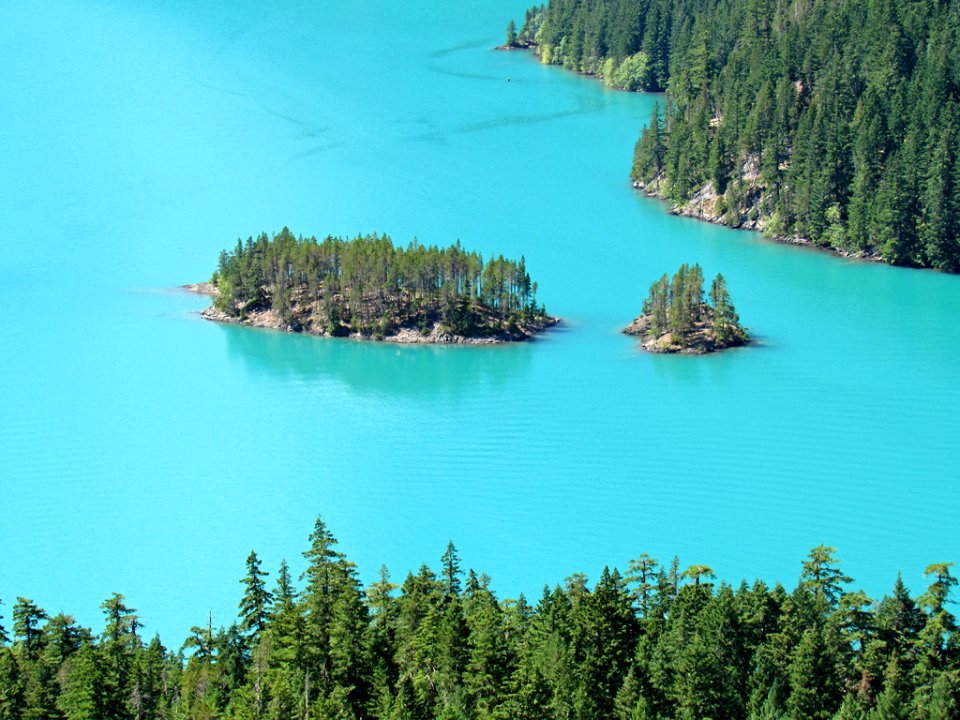 Diablo Lake at North Cascades NP in WA