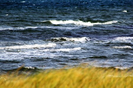 Sea wave motion background photo