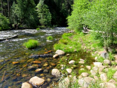Merced River at Yosemite NP in CA