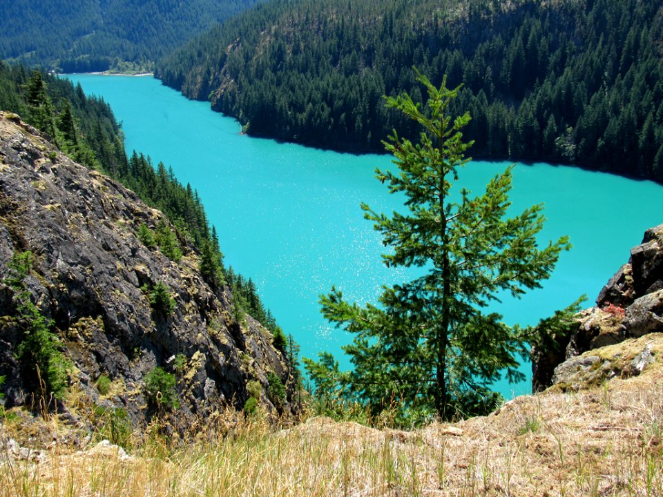 Diablo Lake at North Cascades NP in WA