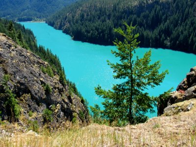 Diablo Lake at North Cascades NP in WA