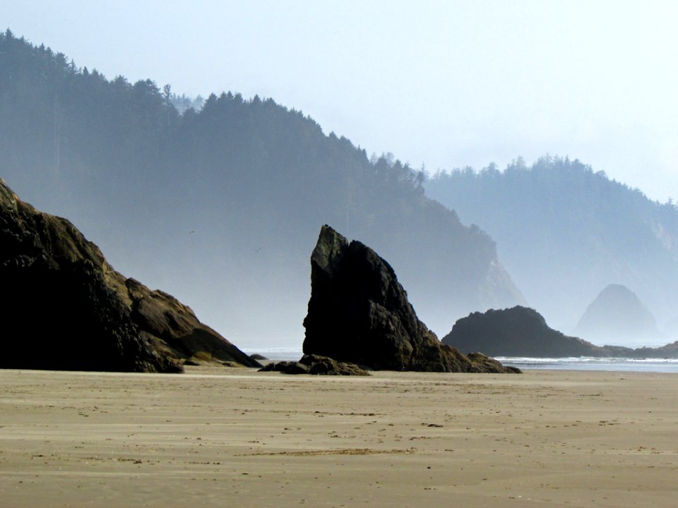 Hug Point Beach in Oregon
