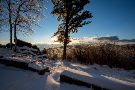 Winter at Hazel Mountain Overlook photo