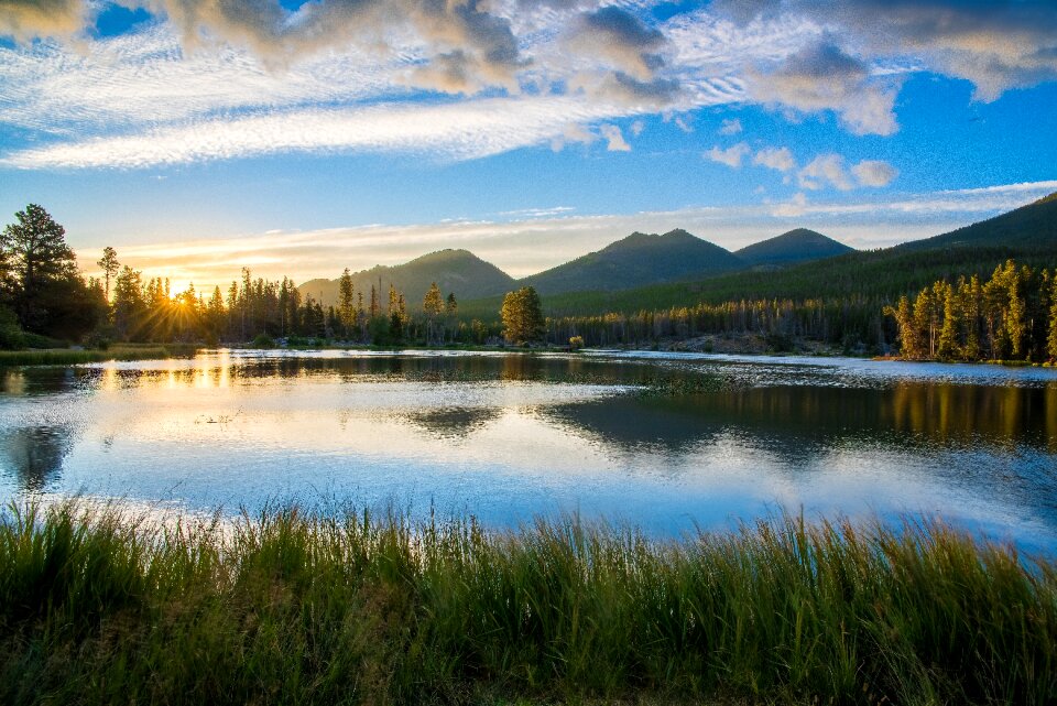 Calm nature water photo