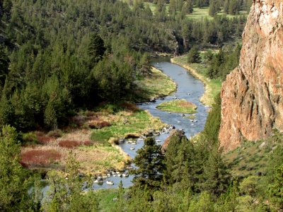 Crooked River at Smith Rock in Central OR photo