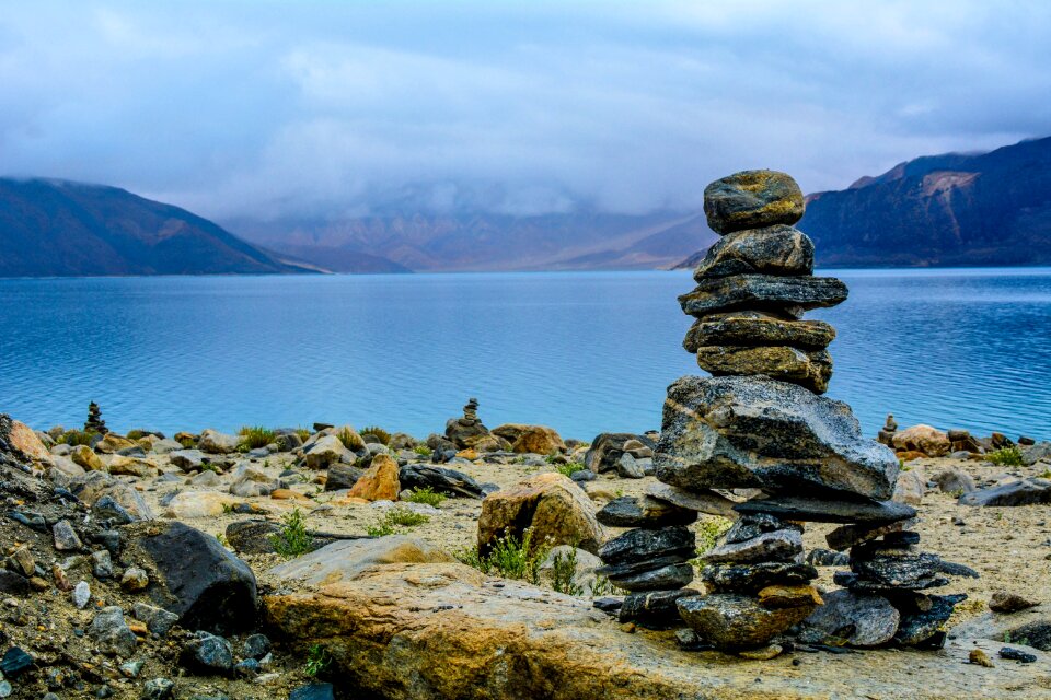 Lake mountains landscape