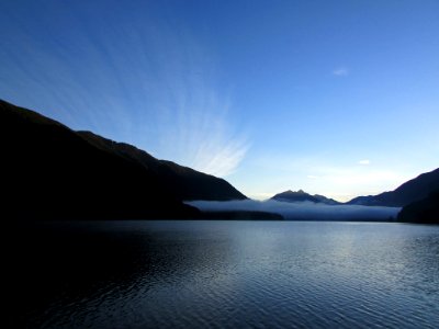 Lake Crescent at Olympic NP in WA photo