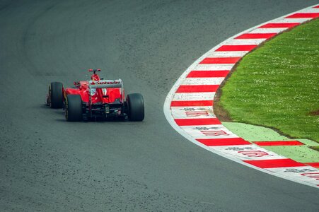 Rubber race red photo