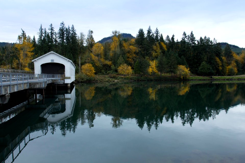 Lowell Covered Bridge, Oregon