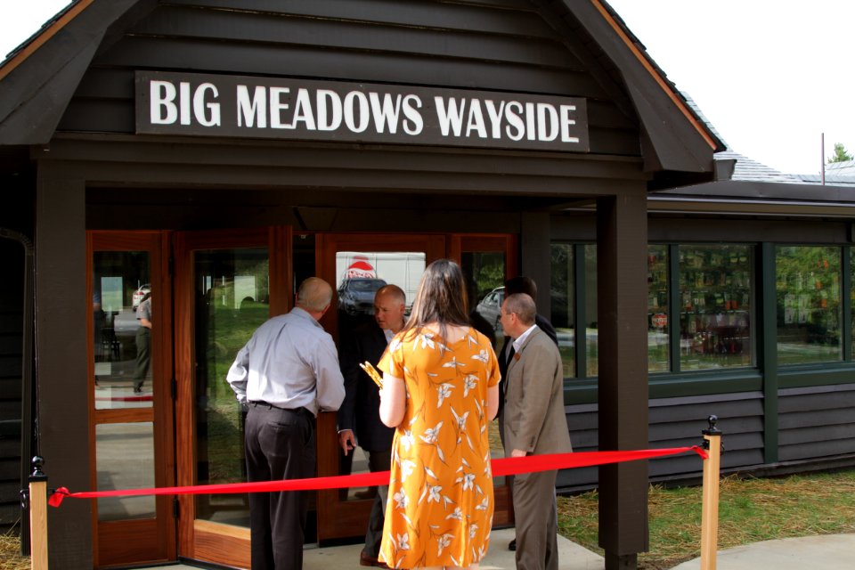 Big Meadows Wayside Ribbon Cutting