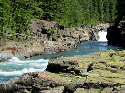 Flathead River at Glacier NP in MT