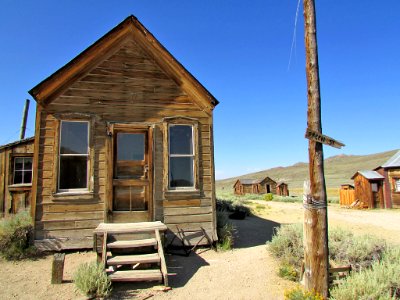 House at Bodie Ghost Town in CA