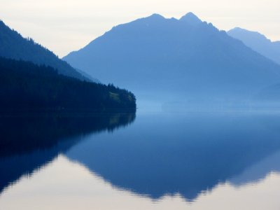 Lake Crescent at Olympic NP in WA