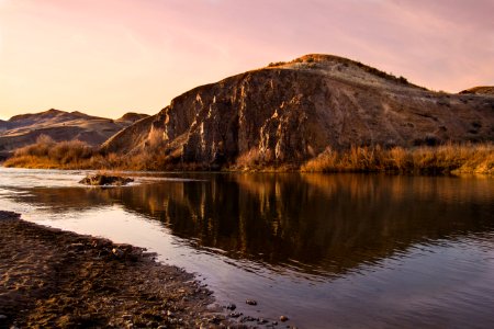 Priest's Hole on the John Day River, Oregon photo