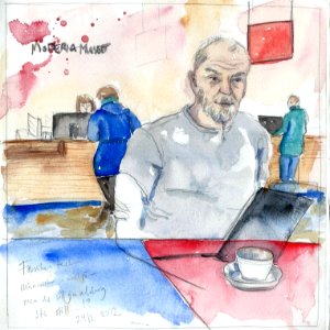 Sketching at Moderna II