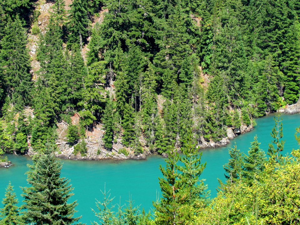 Diablo Lake at North Cascades NP in WA
