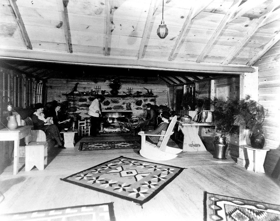 Brown House interior at Rapidan Camp