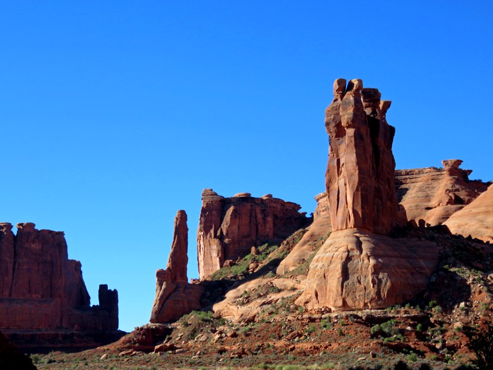 Sunrise at Arches NP in Utah