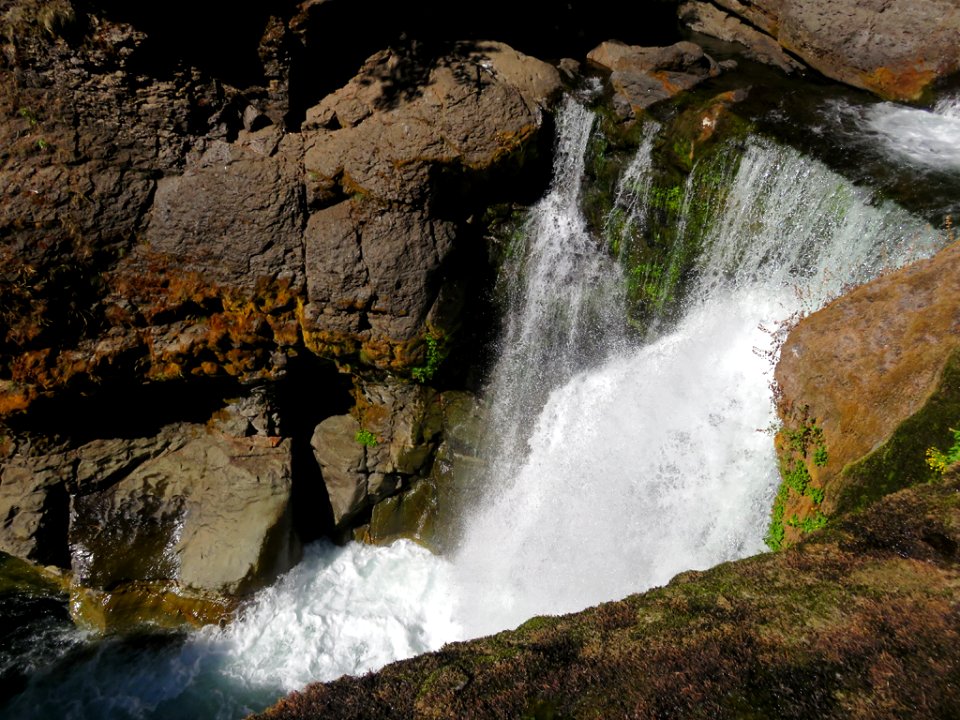 Lower Lewis River Falls in WA