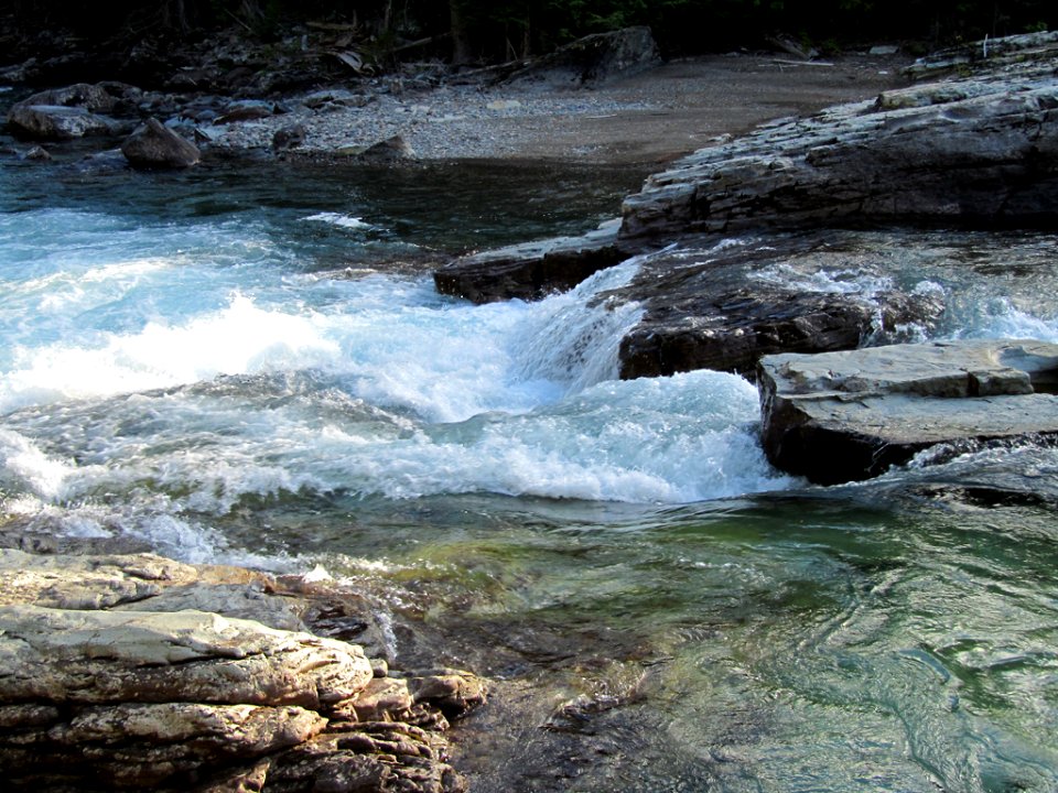 Flathead River at Glacier NP in MT